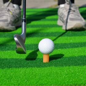 Poundba 721691661065 Golf Mat1x2ft 10mm Thickened Hitting Mat With Stripe Guide Alignment Gol Poundba 721691661065 Golf Mat1x2ft 10mm Thickened Hitting Mat With Stripe Guide Alignment Gol