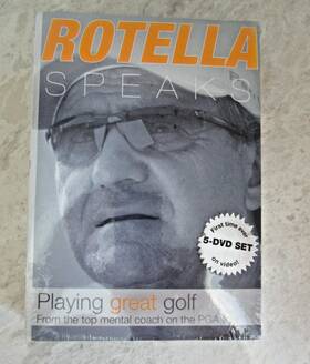 5-dvd Practice Like A Pro 891235002101 Rotella Speaks Instructional Golf Dvds Playing Great New Sealed