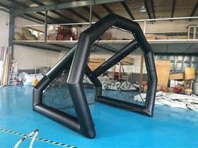 Preasion 758100947861 Inflatable Indoor Outdoor Golf Practice Swing Simulator Net Cage