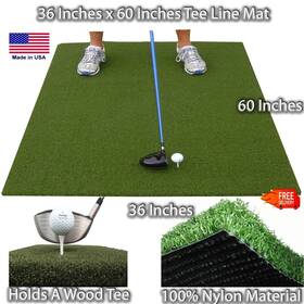 Premium Pro 632726039431 3x5 Ft Golf Hitting Mat Backyard Practice Turf For Driving And Chipping