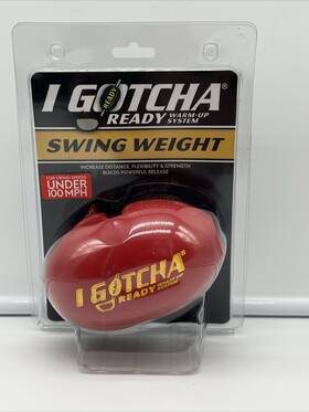 Pro Line 796330324700 New Igotcha Ready Warm Up System Red 6oz Club Weight Practice / Training Golf Pro Line 796330324700 New Igotcha Ready Warm Up System Red 6oz Club Weight Practice / Training Golf