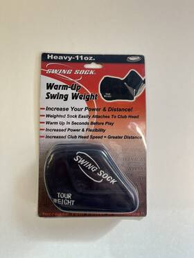 Proactive 723777420122 Golf Swing Sock Warmup Trainer For Iron Or Wedge Tour Weight Heavy 11oz New Proactive 723777420122 Golf Swing Sock Warmup Trainer For Iron Or Wedge Tour Weight Heavy 11oz New