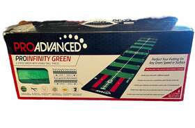 Proadvanced 851559004106 Proinfinity Putting Mat 2020 - 4 Speed Green Visible Ball Trace