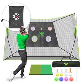 Progrit 198715815870 Golf Net For Backyard Driving - 10x7ft Heavy Duty Practice Nets Indo