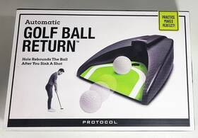 Protocol 638688800812 Automatic Golf Ball Return Indoor Putting Practice Cup Training Putt