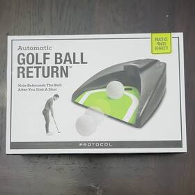 Protocol 8382-1cq Automatic Golf Ball Return Putting Cup Portable Battery Operated