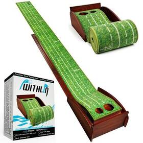 Prowithlin 711181151145 Putting Mat For Indoors Green Golf With Ball Return