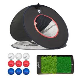 Pur3 Golf 628011932129 Chipping Net Practice Game 3 Targets Fairway And Rough Mat 9 X