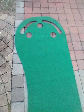 225158 Putt A Bout Putting Green Golf Training Practice Aid Indoor Outdoor - Nice