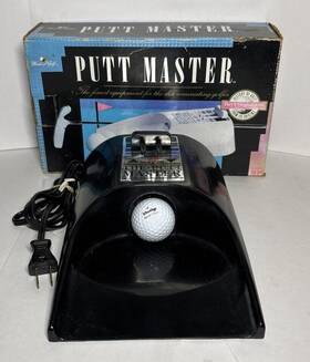Pm150 Putt Master Vtg 1990 S World Of Golf Automatic Electric Ball Return Putting Aid
