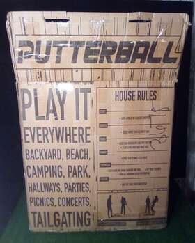 Putterball Putterball-02-fba Golf Pong Game Set The Original Green Putting Mat New Open Box