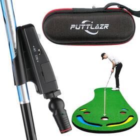 Puttlazr 744759705853 Indoor Golf Training Aid Putting Trainer For Perfect Alignment Tool Red L