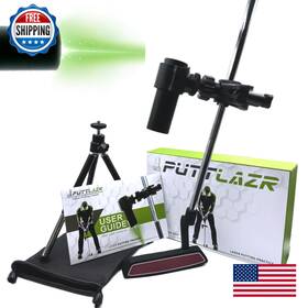 B0d5bpcnxs Puttlazr Indoor Golf Putting Trainer Aid - Perfect Alignment And Stroke Practice