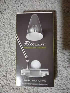 Puttout 060510620001 Golf Putting Training Aid - Brand New Putt Out Device