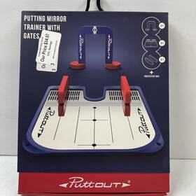 Puttout 060510624238 Putting Mirror Trainer With Gates New In Box Golf Putt Training