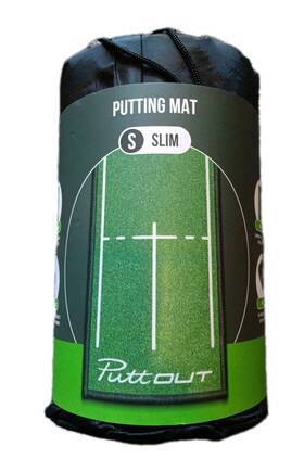 Puttout 060510626034 Golf Putting Mat Slim - 7.9ft X 0.82ft Green New