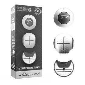86787 Puttout Devil Golf Ball Face Angle Trainer Perfect Your Putting