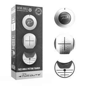 B0bj336t6x Puttout Devil Ball Face Angle Trainer - Improve Putting Alignment And Stroke