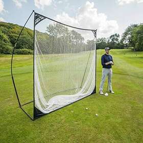 Quickplay 060176330375 Quick-hit Ultra-portable Golf Practice Hitting Net Square - 8x8ft