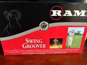 Ram Golf 21202 Vintage Swing Groover Indoor Outdoor Practice Training Aid
