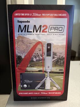 Rapsodo 2pro Mlm2 Pro Launch Monitor With Titletist Balls