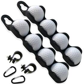 Re Goods 640516634414 Golf Ball Holder - Holds 4 Balls Easy Attachment To Bag Or Cart Gift A