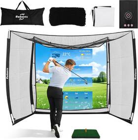 Redants 445034390346 Golf Practice Hitting Net Cage Enclosure Heavy-duty For Long-lasting