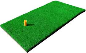 Relilac 696605047801 Tri-turf Golf Hitting Mat With Tees 3-in-1 Foldable Turf Grass Fo