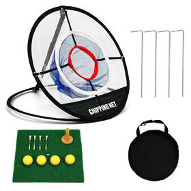 Reyshin Rs-0029 Golf Practice Chipping Net With Hitting Mat Pop Up Nets Portable C