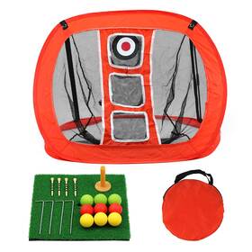 Reyshin Rs-0029h01 Portable Golf Practice Net With Mat And Tee Holder - Pop Up Chipping Targ