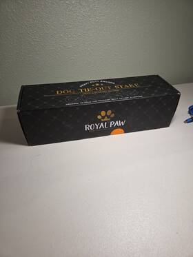 B0bcxzvy9c Royal Paw Royal-paw Heavy Duty Dog Tie Out Stakes - 210 Lbs Max B0bcxvy9c