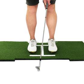Turf500 Rukket Sports Tri-turf Golf Hitting Mat Attack Portable Driving Chipping Train Inch