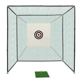 Runesay 744110273380 Outdoor 10 Ft. Golf Practice Net Cage Metal Frame Hitting Kit Runesay 744110273380 Outdoor 10 Ft. Golf Practice Net Cage Metal Frame Hitting Kit