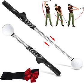 Ruoyang 445024449467 Retractable Golf Swing Trainer And Grip For Warm-up Right-handed Gol