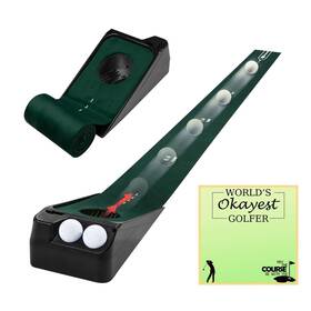 S Usecret 767461511246 Putting Matt For Indoors Golf Green With Auto Ball Return Training