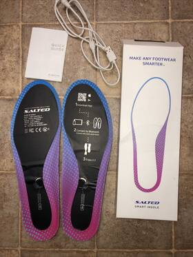 Si-gp190 Salted Smart Insole With Motion Sensor - Golf Swing Posture Analysis Trainer Xl