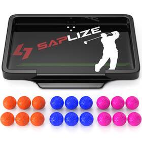 Saplize Esg2-ot06-bk01 #a01 Golf Ball Tray With 18-pack Practice Balls Two Kit Options Avai