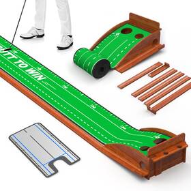 Saplize Esg2-tl05-gra0 Putting Mat With Automatic Ball Return Golf Practice Green W