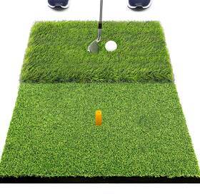 Saplize Esg2gm045840a01 Foldable Heavy-duty Golf Hitting Mat With 10mm Eva Backing For Indoor/ou
