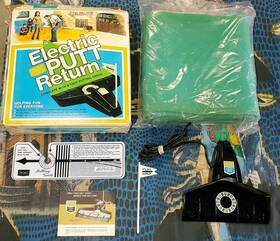 Vint1967 Sears Vintage 1967 Electric Putt Return Complete In Original Box