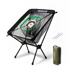 Senseclub Cp-04 Golf Chipping Net And Floating Green Backyard Practice With Mat