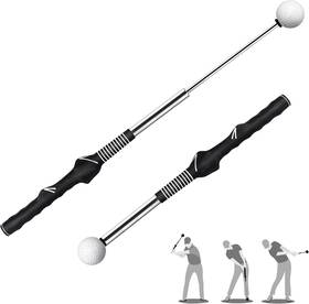 Seticek 445008837860 Retractable Golf Swing Training Aid With Rhythm Click Sound - Grip Trainer Attac