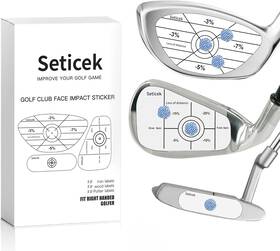 Seticek 445057540599 Golf Impact Tape Labels Self-teaching Sweet Spot And Consistency Analys