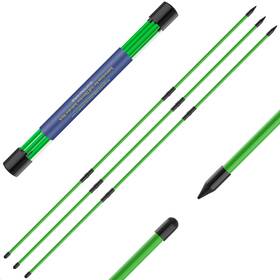 Seticek B0d1r54c74 Golf Alignment Sticks 3-pack 48 Inch Collapsible Training Aid