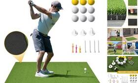 Shopsource 197839323476 Golf Mat Hitting For Indoor Outdoor Top-notch 5ftx4ft Standard-21mm