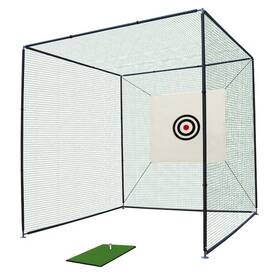 Siavonce Xh15483 10x10x10ft Golf Practice Net Cage Driving Range Target Cloth Free Ship