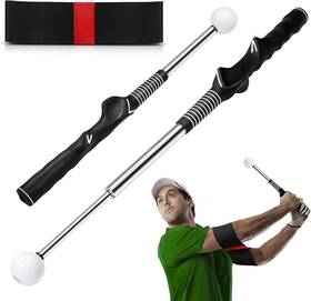 Sio & Tan 726084322219 Retractable Golf Swing Trainer Aid Grip Training Arm B
