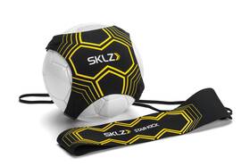 0404 Sklz Star-kick Hands Free Adjustable Solo Soccer Practice Trainer Black&yellow