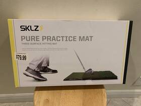 Sklz 096506102515 Pure Practice Golf Mat Training Aid For Backyard Driving And Chipping