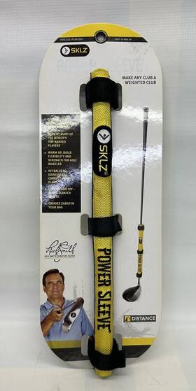 Sklz 831345000369 Rick Smith Power Sleeve Golf Club Weight Swing Trainer Black/yellow Nos Sklz 831345000369 Rick Smith Power Sleeve Golf Club Weight Swing Trainer Black/yellow Nos